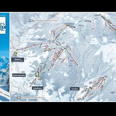Studio Porte Du Mont Blanc Combloux Aux Pieds Des Pistes Ngoại thất bức ảnh