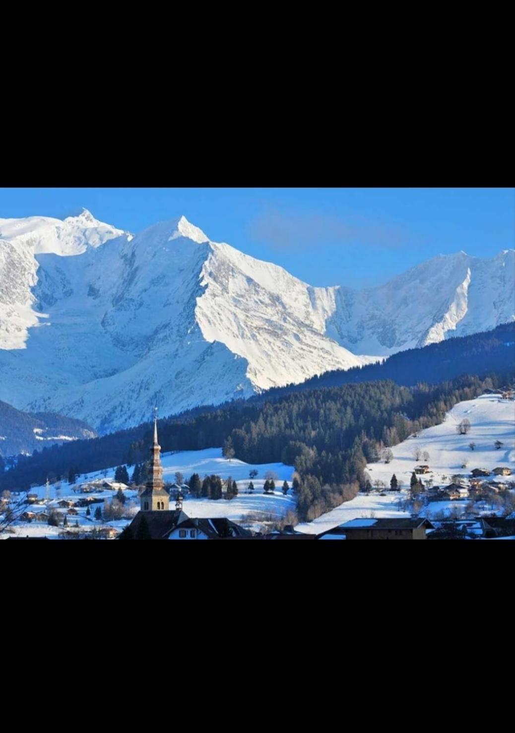 Studio Porte Du Mont Blanc Combloux Aux Pieds Des Pistes Ngoại thất bức ảnh